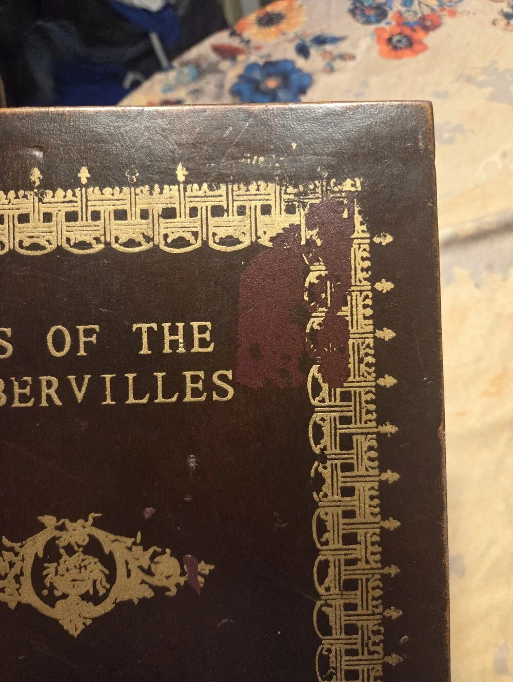 Tess of the Durbervilles by Thomas Hardy - Brown & Gold Decorative Wooden Box